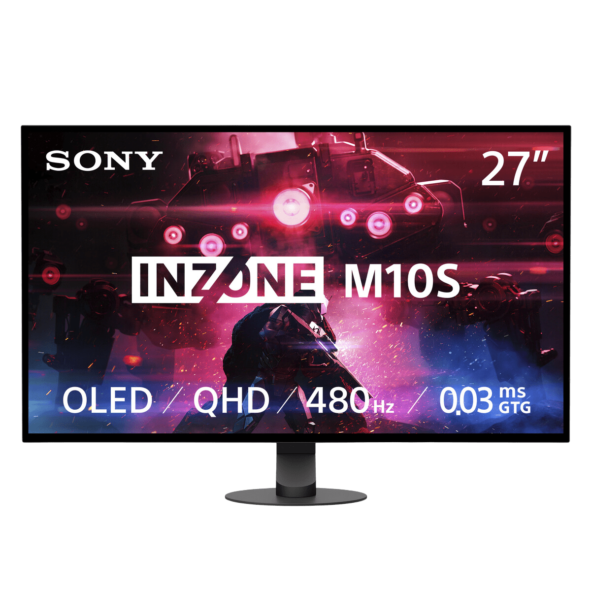 INZONE M10S | QHD OLED-spelskärm på 0,03 ms, 480 Hz och 27 tum INZONE M10S | QHD OLED-spelskärm på 0,03 ms, 480 Hz och 27 tum